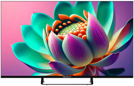 Телевизор Topdevice SMART TV YаOS TDTV43CS07U_BK (43", 3840x2160, 60 Гц, Smart TV, Wi-Fi, смарт пульт, черный)