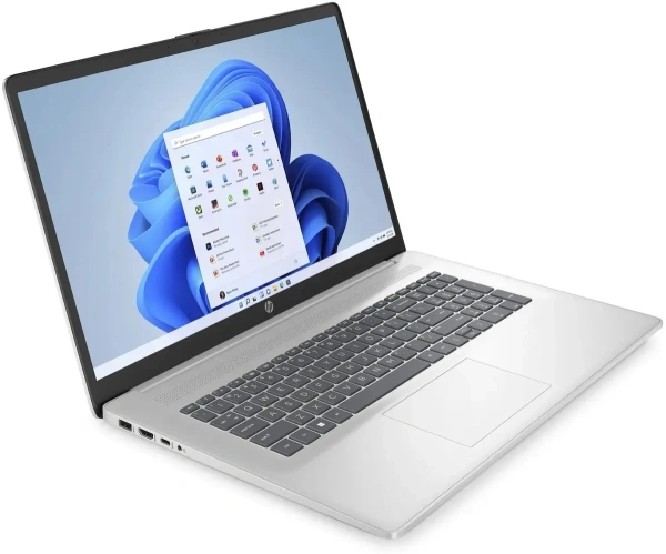 Ноутбук HP Laptop 17 (i5-1335U/ 17.3 FHD IPS AG/ Iris Xe/ 8GB/ 512GB/ W11H/ noODD/ Natural silver)