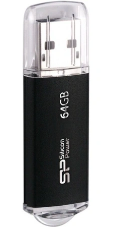 Флешка Silicon-Power Ultima II I-Series USB 2.0 64 Гб SP064GBUF2M01V1K (черный)