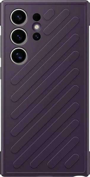 Чехол-накладка Samsung Shield Case S24 Ultra (темно-фиолетовый)