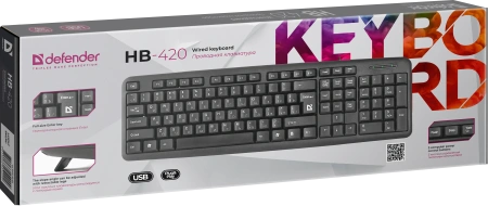 Клавиатура Defender HB-420 (черный)