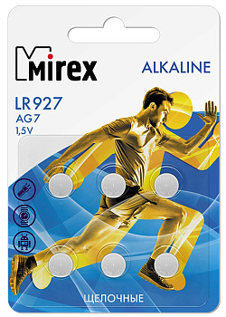 Батарейки Mirex LR927 6 шт. 23702-LR927-E6