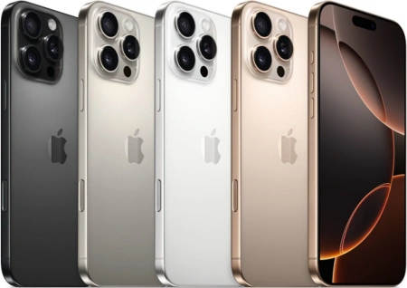 Телефон Apple iPhone 16 Pro Max 256GB (черный титан)