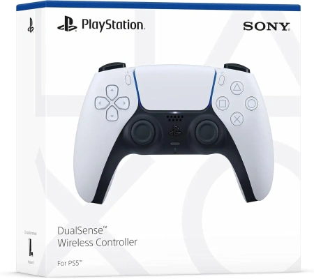 Беспроводной контроллер Sony PS5 DualSense White (EU version)