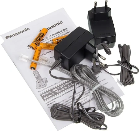 Радиотелефон Panasonic KX-TG2512RU2 (база + 2 трубки)