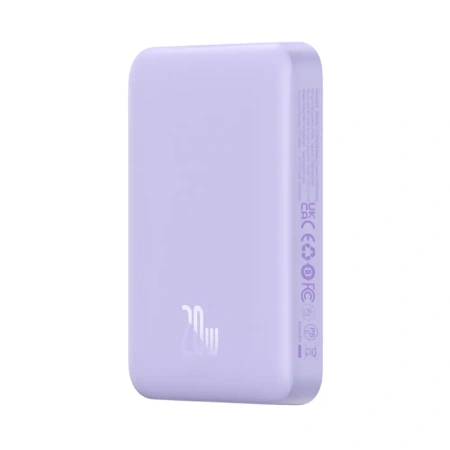 Внешний аккумулятор Baseus Magnetic Mini Air 10000mAh PPCXM10A (20W, сиреневый)