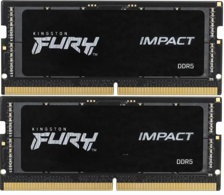Оперативная память Kingston 2x16ГБ FURY Impact DDR5 KF556S40IBK2-32 (5600МГц, SODIMM)