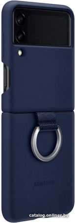 Чехол Samsung Silicone Cover with Ring для FLIP3, Navy