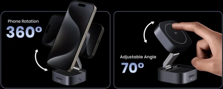 Беспроводное зарядное Ugreen W702 35316