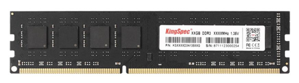 Оперативная память KingSpec 8ГБ DDR3 1600МГц KS1600D3P15008G