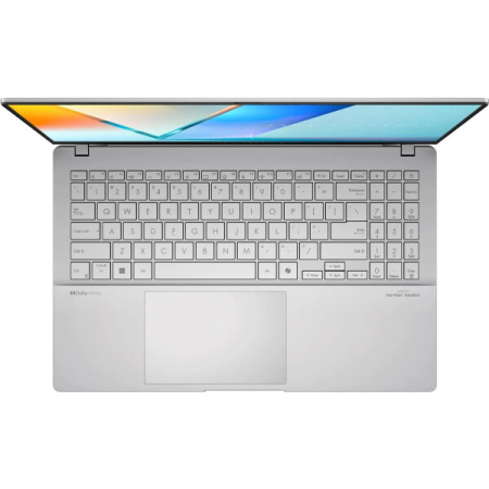 Ноутбук ASUS Vivobook S 15 OLED/ S5507QA-MA006W/ X ELITE/ 15.6" 2880 x 1620 OLED 16:9 120Hz/ Adreno iGPU/ 16GB/ 1TB/ W11H/ noODD/ Cool Silver