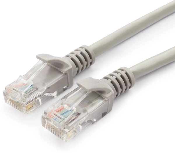 Кабель Cablexpert PP10-0.5M (литой, многожильный, серый)