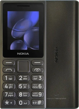 Кнопочный телефон Nokia 108 (2024) Dual SIM TA-1627 (черный)