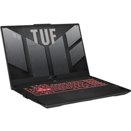 Ноутбук ASUS TUF Gaming A17/ FX707NUR-HX014/ R7-7435HS/ 17.3 FHD Value IPS-level AG 16:9 144Hz/ GF RTX 4050 6GB/ 16GB/ 1TB/ DOS/ noODD/ Mecha Gray
