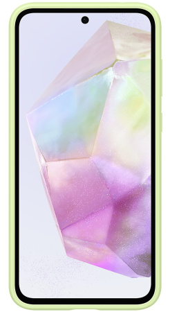 Чехол-накладка Samsung Card Slot Case A35 5G (лаймовый)