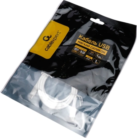Кабель Cablexpert (USB2.0, Type-C/Type-C, 1м, белый)