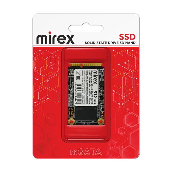 Внутренний SSD-диск Mirex 512GB MIR-512GBmSAT