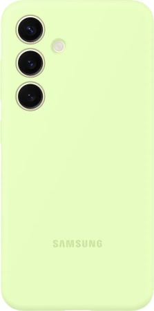 Чехол-накладка Samsung Silicone Case S24+ (лайм)