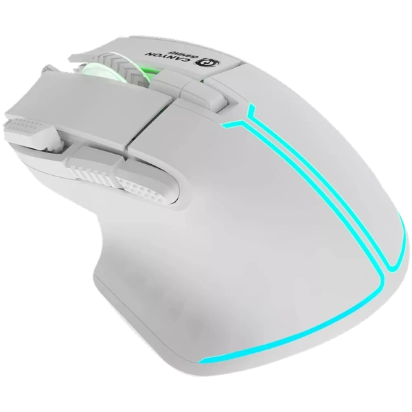 Игровая мышь Canyon Fortnax GM-636 (оптическая, 20000 dpi, 9 кнопок, белая)