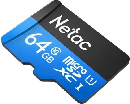 Карта памяти Netac 64GB P500 Standard microSDXC NT02P500STN-064G-S