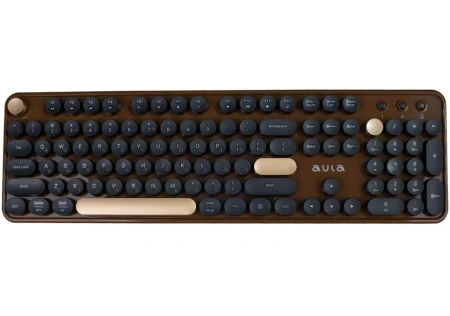 Беспроводной набор набор клавиатура + мышь AULA AC306_CFBK (коричневый/черный)