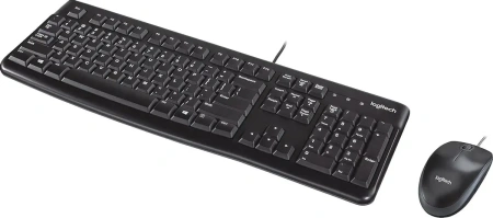 Клавиатура + мышь Logitech MK120 (черный)