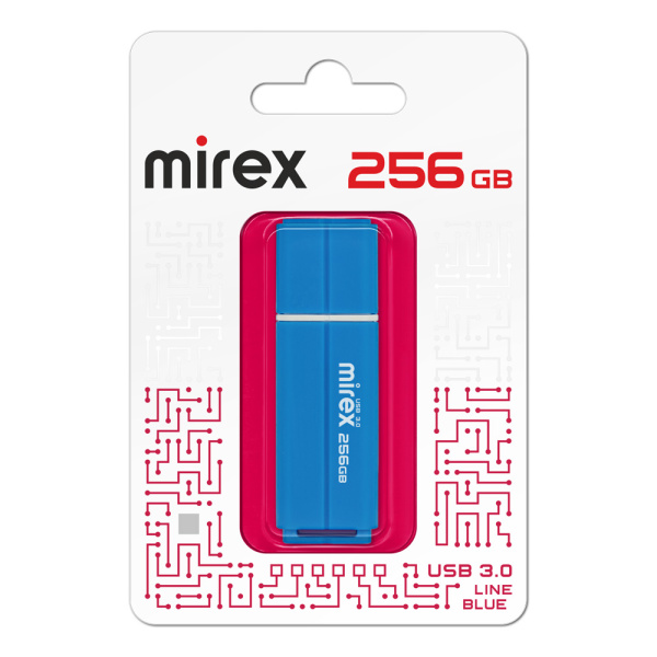 Флешка 256GB Mirex Color Blade Line USB 3.0 13600-FM3LB256 (синий)