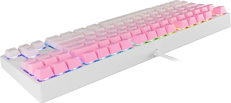 Клавиатура Redragon Cass 71878 (белый/розовый)