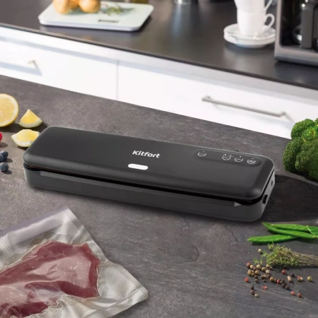 Вакуумный упаковщик Kitfort KT-1509-1 (черный)