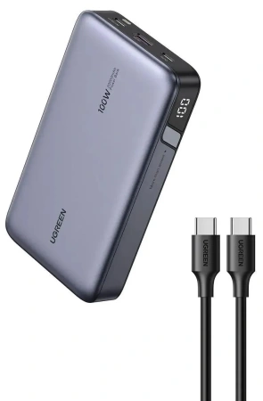Портативное зарядное устройство Ugreen PB720 20000mAh (серый)