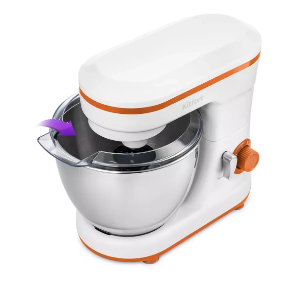 Планетарный миксер Kitfort KT-3045-3 (бело-оранжевый)