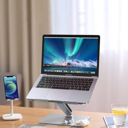 Подставка для ноутбука Ugreen LP339 40291 (до 17.3", серебристый)