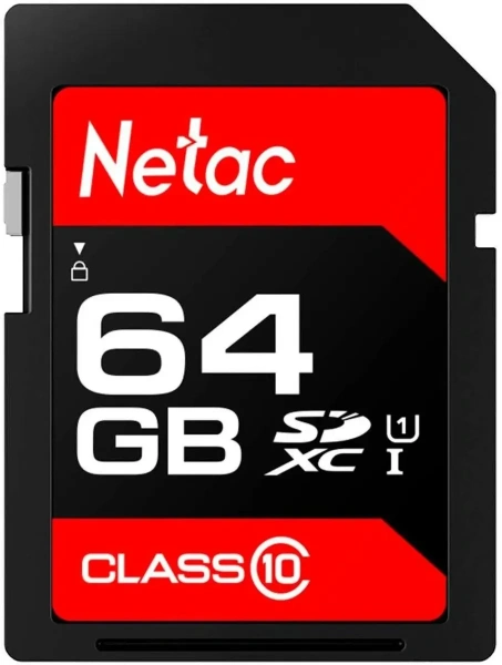 Карта памяти Netac 64GB P600 SDXC NT02P600STN-064G-R