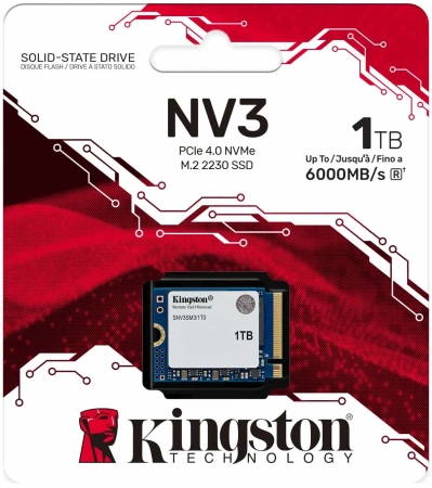Внутренний SSD-накопитель Kingston NV3 1TB SNV3SM3/1T0
