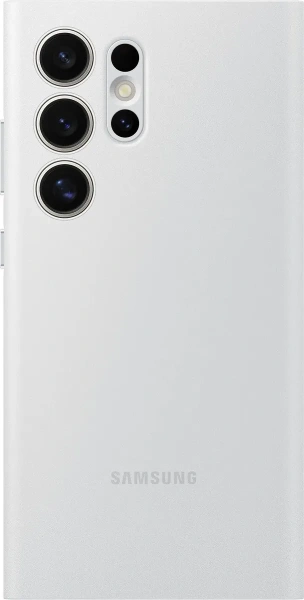 Чехол Samsung Smart View Wallet Case S24 Ultra (белый)