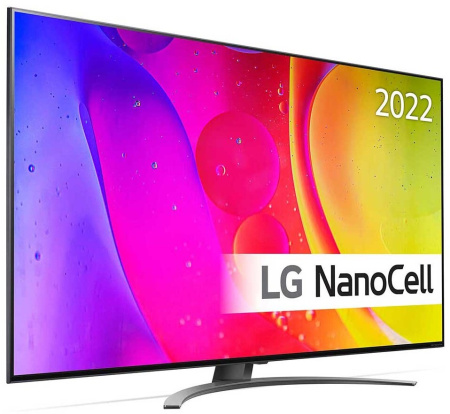 Телевизор LG NanoCell NANO82 55NANO826QB, 55", черный, СТБ