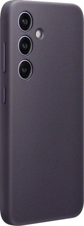 Чехол-накладка Samsung Vegan Leather Case S24+ (темно-фиолетовый)