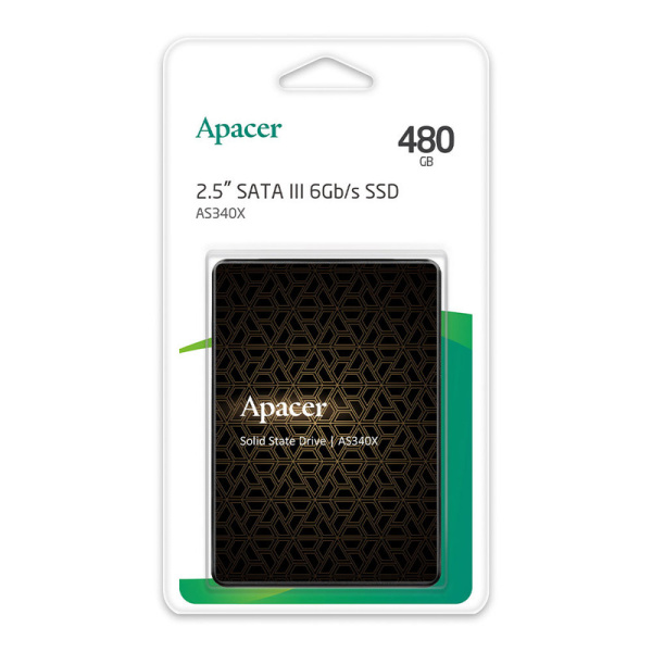 Внутренний SSD-накопитель Apacer AS340X 480GB AP480GAS340XC